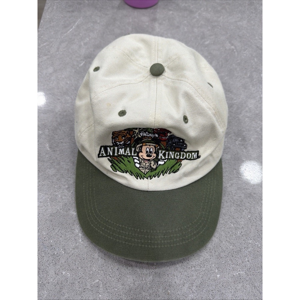 Disney Animal Kingdom Kids Hat Youth Vacation Mickey Mouse Vintage